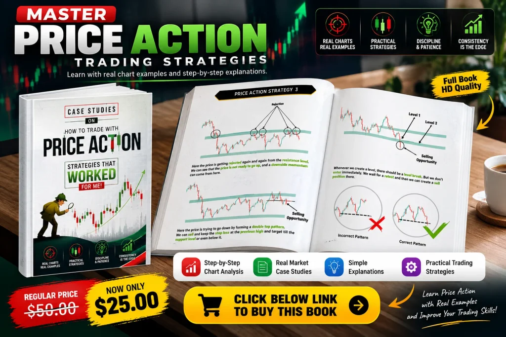 Master price action trading strategies with practical candlestick chart examples, support and resistance analysis, breakout patterns, and trading case studies from the How to Trade with Price Action PDF eBook.